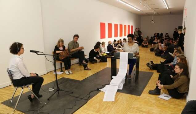 Performance de Rossella Biscotti The Trial