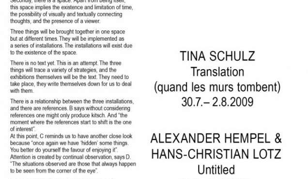 Tina Schulz Alexander Hempel Hans Christian Lotz Eiko Grimberg