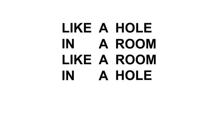 Likeaholeinaroom